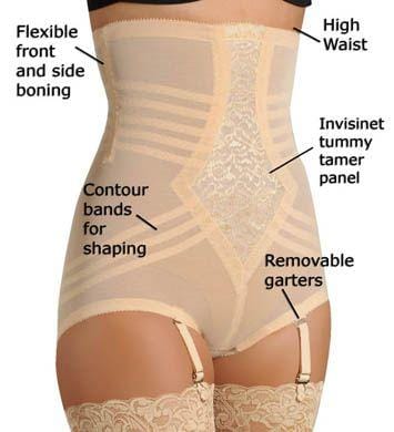 Rago 914 Removable Padded Panties With Tummy Control – Rago Shapewear