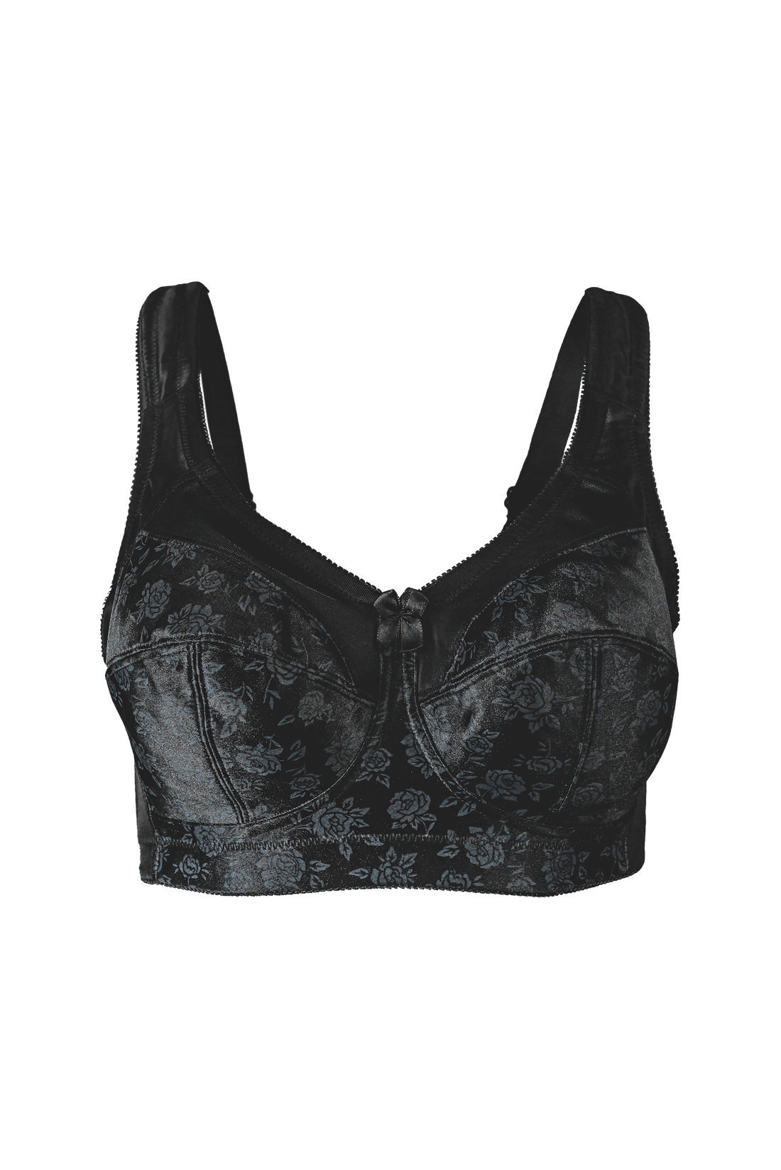 Cortland Style 7102 Black Soft Cup Super Support Bra – Rago Shapewear