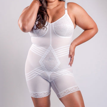 Rago Women's Plus Size Extra-Firm Control Body Briefer 9057 Shaper 