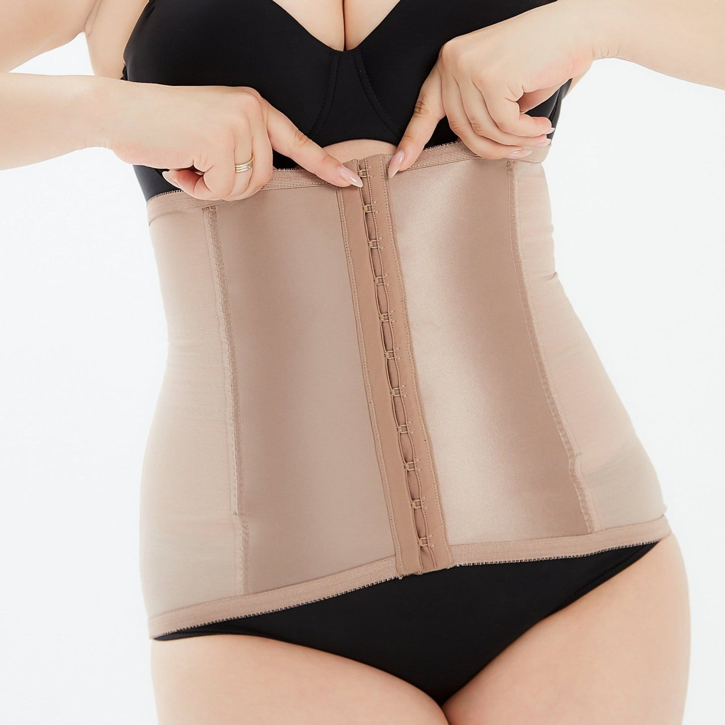 Fashion (Black)Ladies Jacquard Tummy Control Underwear Pads Lir Body Shaper